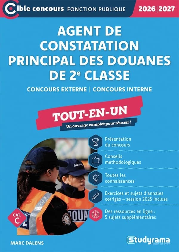 Agent de constatation principal des douanes de 2e classe