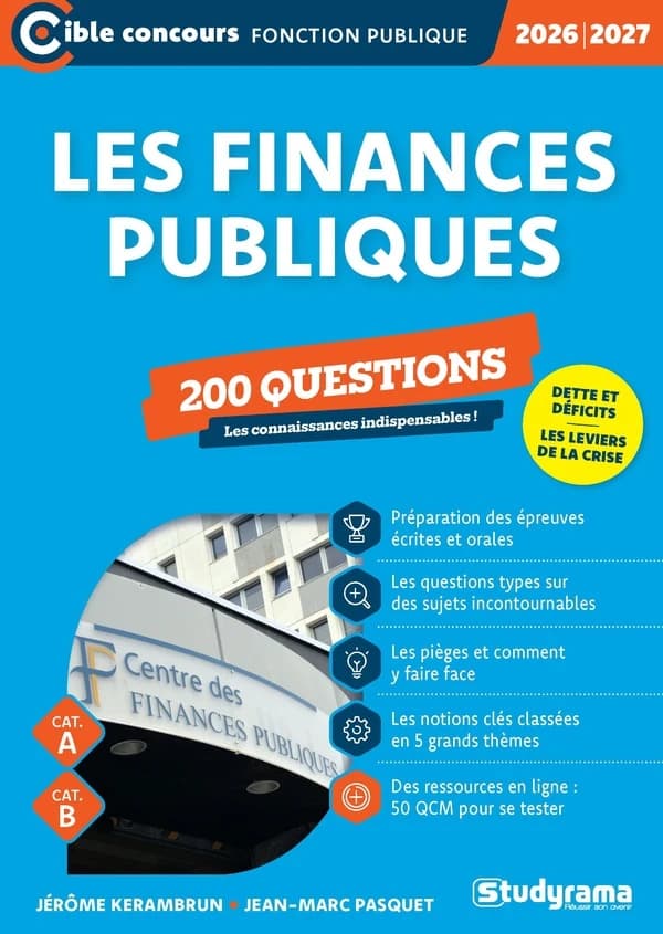 Les finances publiques : 200 questions (Catégories A et B) (édition 2026