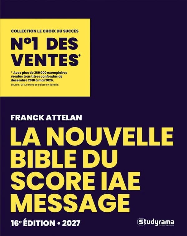 La nouvelle bible du Score IAE message (édition 2027)