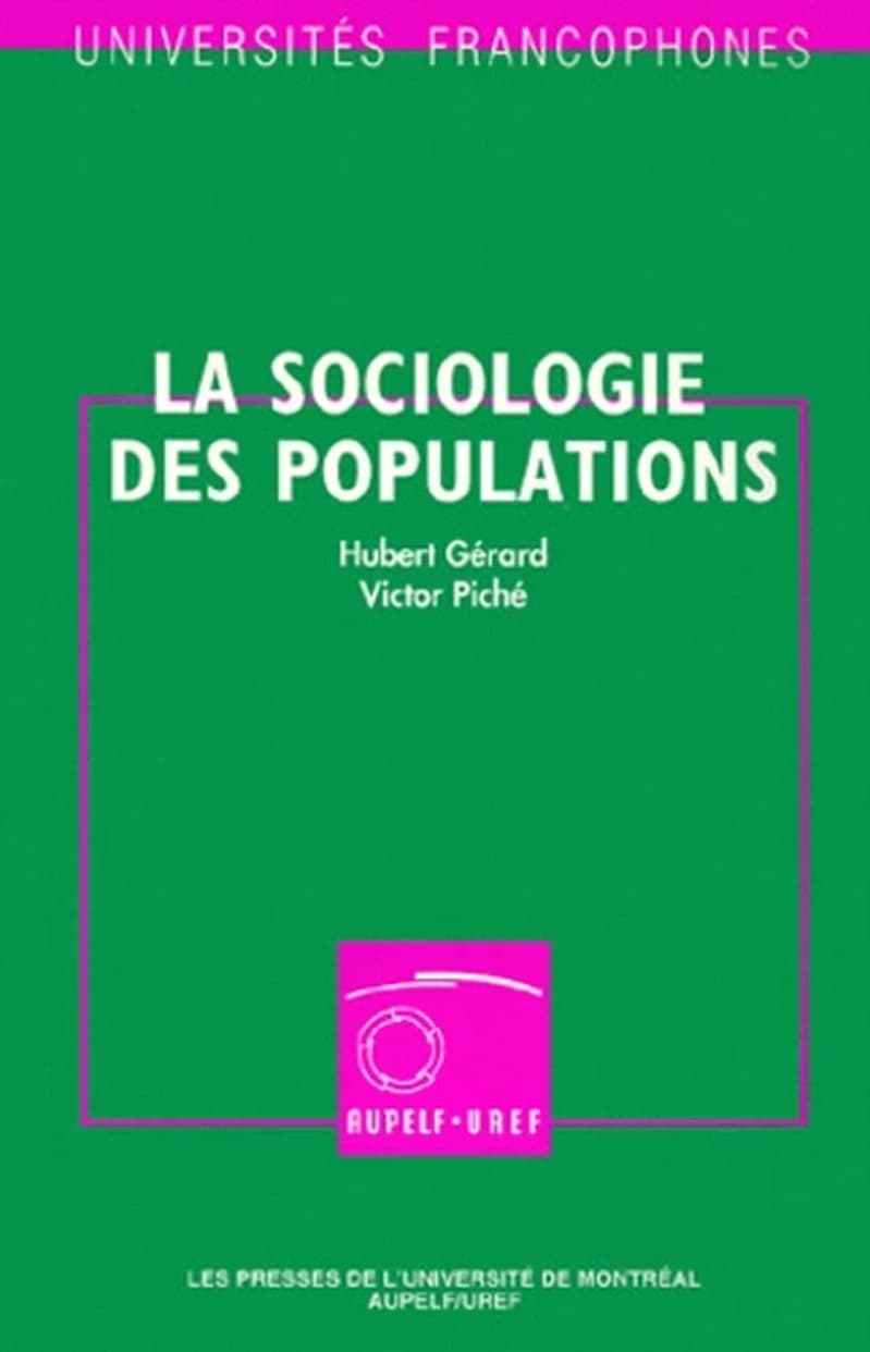 SOCIOLOGIE DES POPULATIONS
