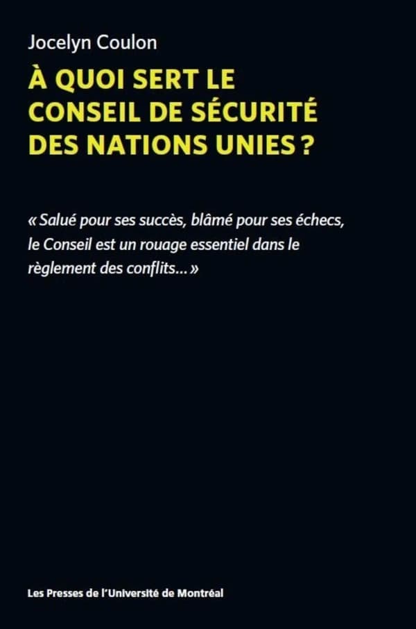 À quoi sert le Conseil de sécurité des Nations Unies ?