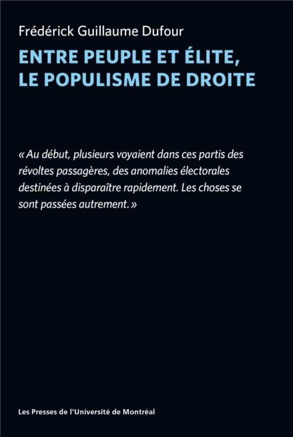 Entre peuple et elite, le populisme de droite