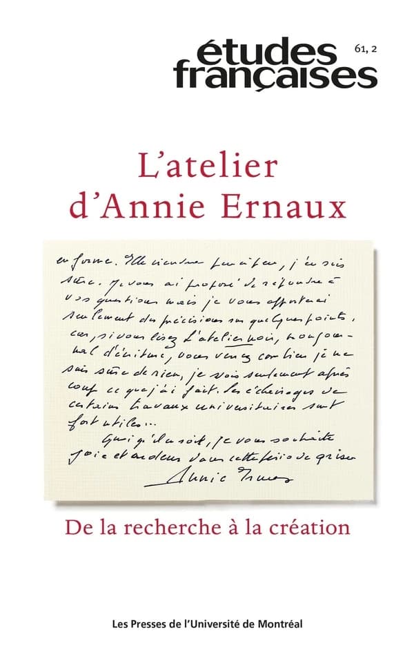 Études françaises n.61