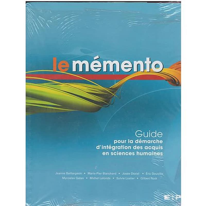 LE MEMENTO - GUIDE POUR LA DEMARCHE D'INTEGRATION DES ACQUIS EN SCIENCES HUMAINES