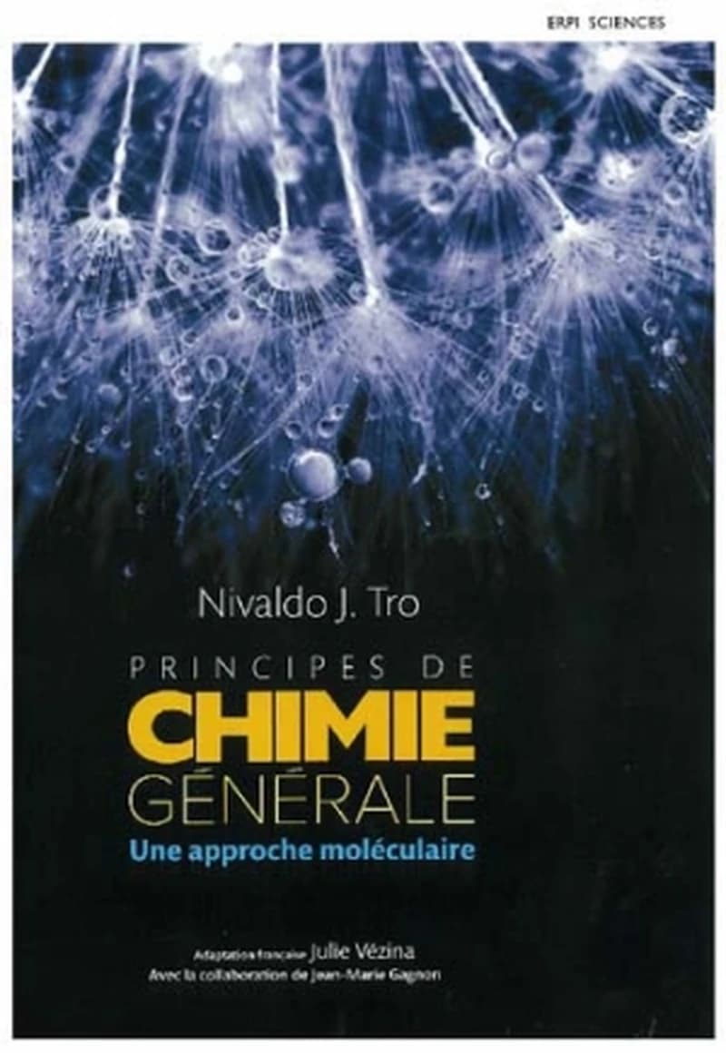 PRINCIPES DE CHIMIE GÉNÉRAL-UNE APPROCHE MOLÉCULAIRE