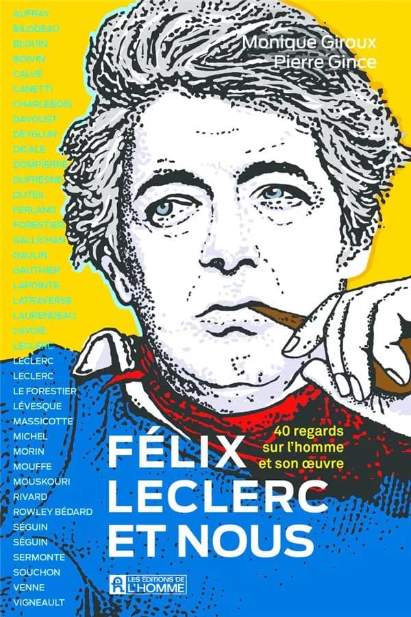 Félix Leclerc et nous : 40 regards sur l'homme et son oeuvre : [entretiens avec] Aufray, Bilodeau, Blouin, Boivin, Calvé...