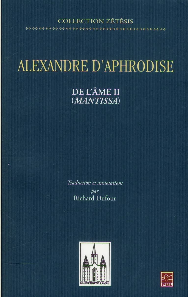 De l'âme. II, Mantissa