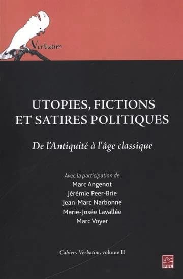 Utopies, fictions et satires politiques I : cycle de conférences 2017