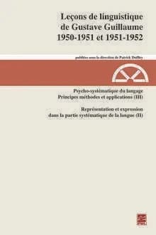 Lecons de linguistique de gustave guillaume v 27 1950-1952