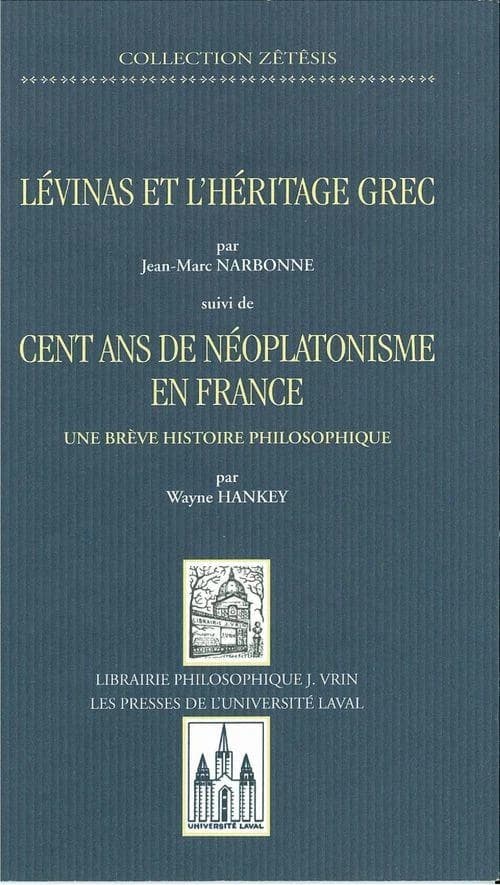Lévinas et l'héritage grec