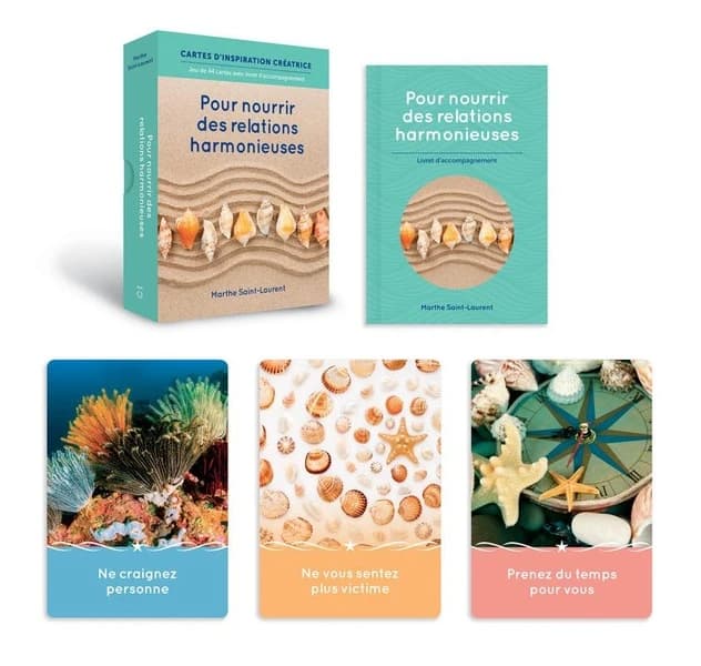 Pour nourrir des relations harmonieuses : Jeu de 44 cartes avec livret d'accompagnement