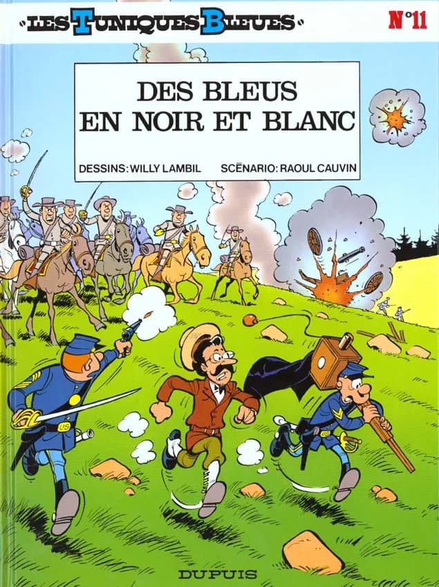 Des Bleus en noir et blanc