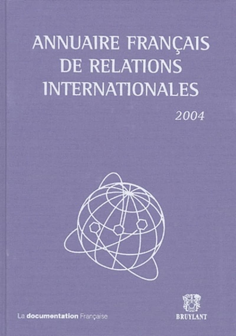 ANNUAIRE FRANCAIS DE RELATIONS INTERNATIONALES