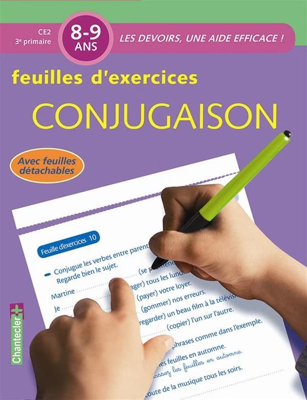 Feuilles d'exercices ; conjugaison