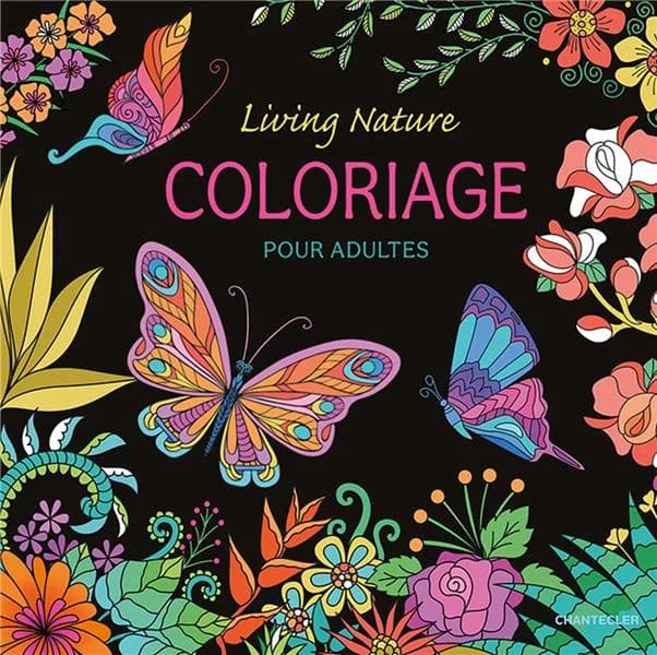 Living nature : coloriage pour adulte : [Album à colorier]