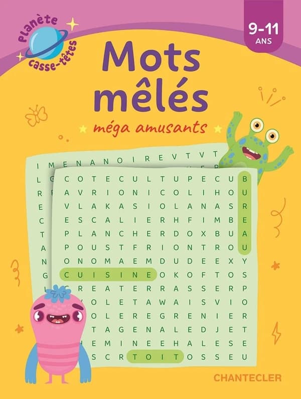 Planète casse-têtes : Mots mêlés méga amusants