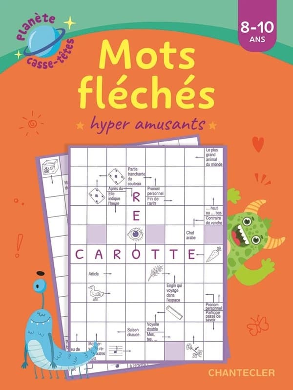 Planète casse-têtes : Mots fléchés hyper amusants