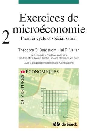 Exercices de microéconomie t.2 ; premier cycle et spécialisation (5e édition)