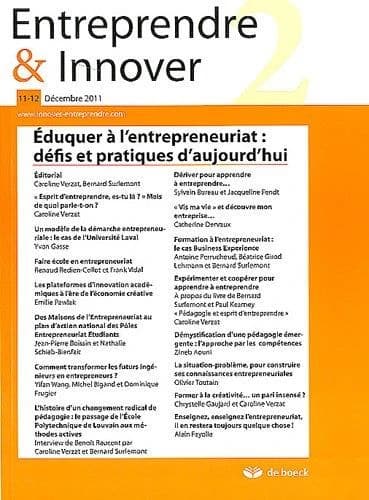 Entreprendre & innover n.11