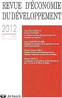 Revue d'économie du développement n.1