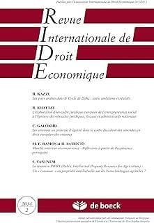 Revue internationale de droit économique n.2014