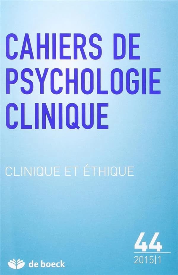 Cahiers de psychologie clinique  n.44