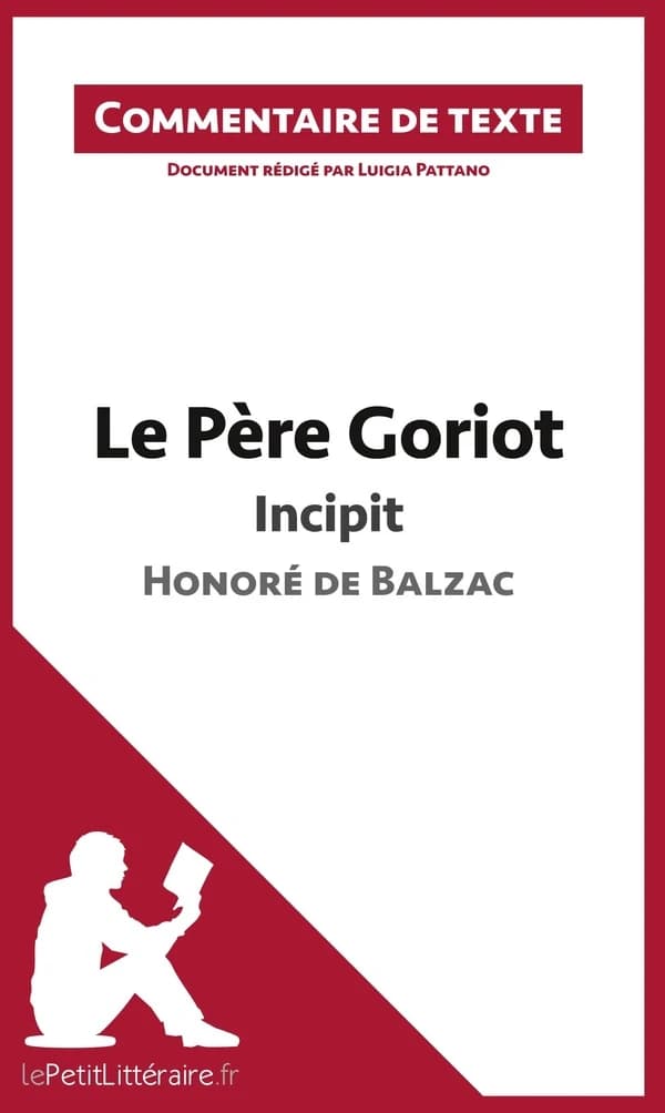 Commentaire composé ; le père Goriot de Balzac ; incipit