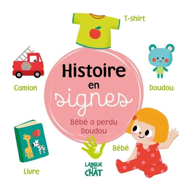 Histoire en signes : bébé a perdu Doudou