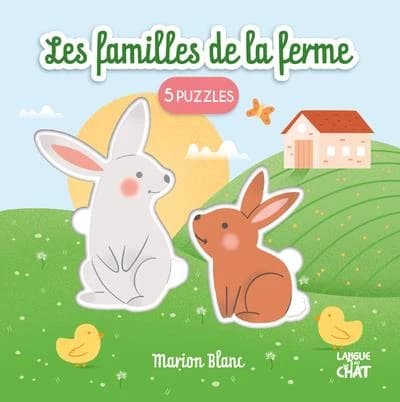 Les familles de la ferme : 5 puzzles