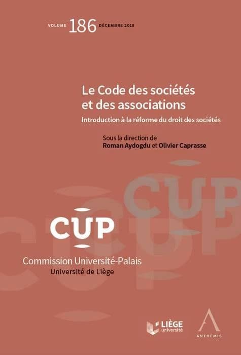 Le code des sociétés et des associations ; introduction à la réforme du droit des sociétés