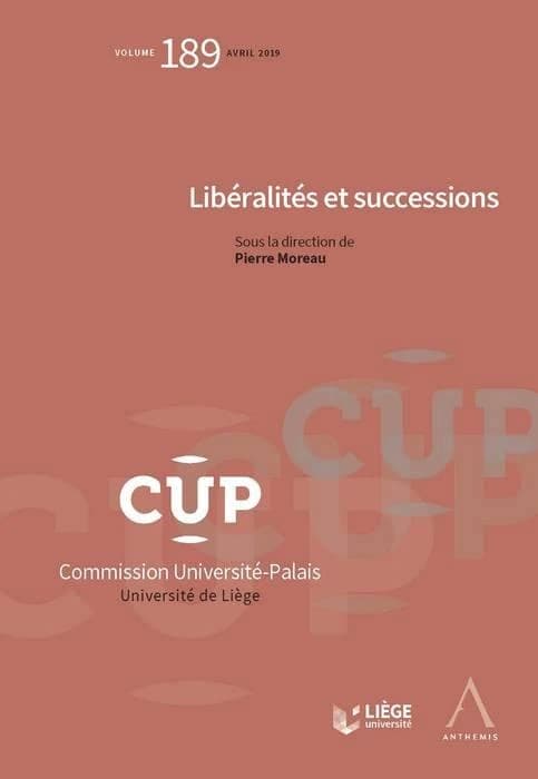 Libéralités et successions