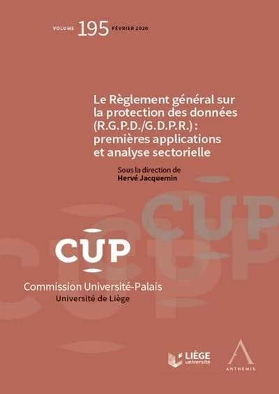 Le Règlement général sur la protection des données (R.G.P.D.