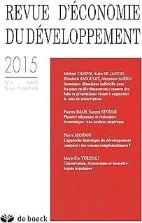 Revue d'économie du développement n.1