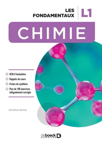 Chimie : les fondamentaux, L1