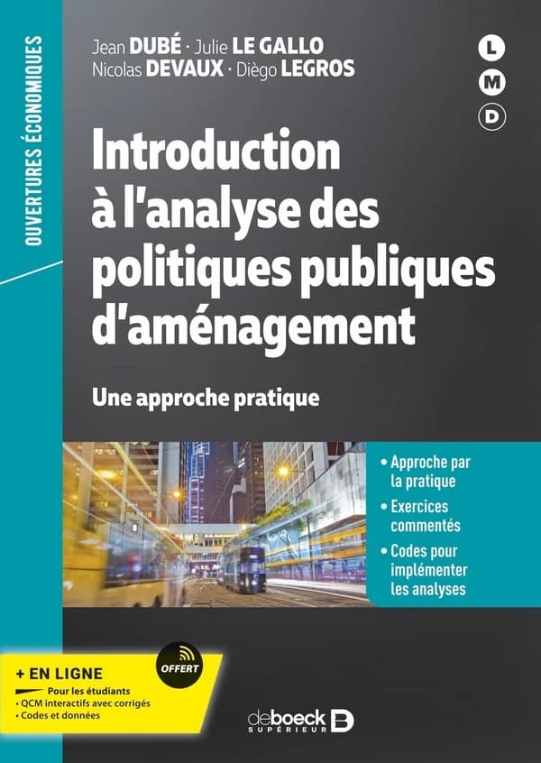 Introduction à l'analyse des politiques publiques d'aménagement : une approche pratique