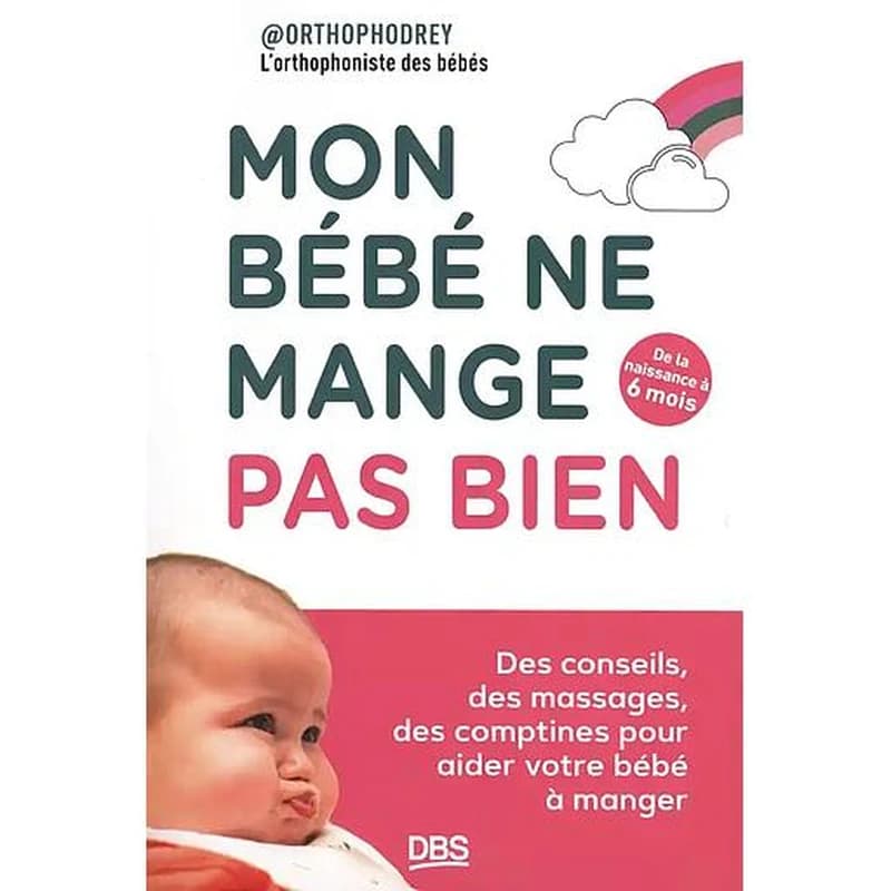 Mon bébé ne mange pas bien : de la naissance à 6 mois : des conseils, des massages, des comptines pour aider votre enfant à manger