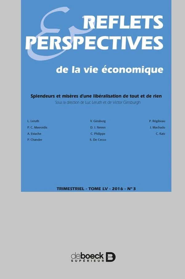 Reflets & perspectives de la vie economique 2016