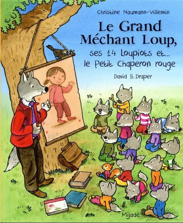 Le grand méchant loup, ses 14 loupiots et le Petit Chaperon rouge