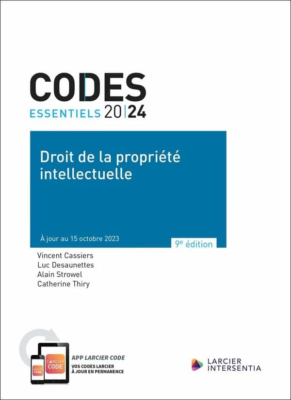 Droit de la propriété intellectuelle (9e éd., à jour au 15 octobre 2023)