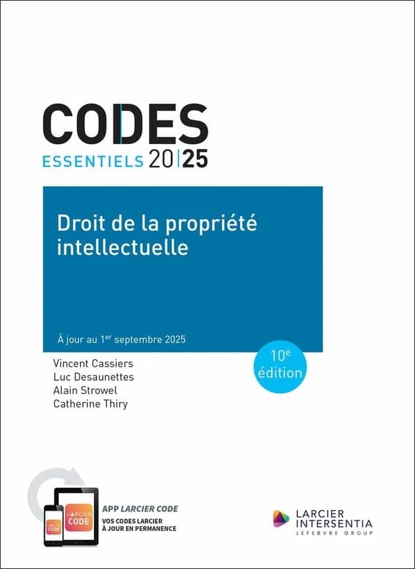 Droit de la propriété intellectuelle (10e éd., à jour au 1er septembre 2025)