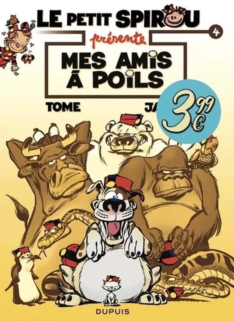 Le Petit Spirou présente Tome 4 : mes amis a poils