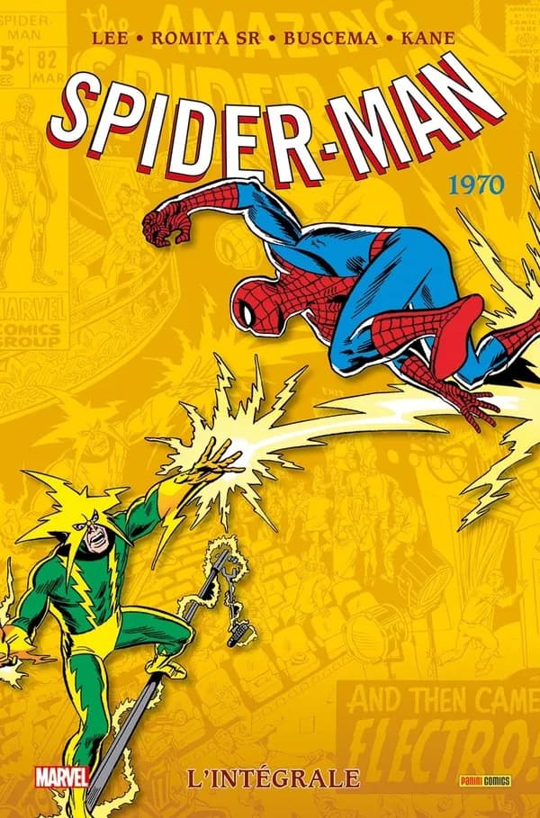 Spider-Man. [8e vol.], 1970 (Nouvelle éd.) scénario, Stan Lee ; dessin, Jim Mooney, Mike Demeo, John Romita Sr... [et al.] ; couleurs, Andrew Yanchus...