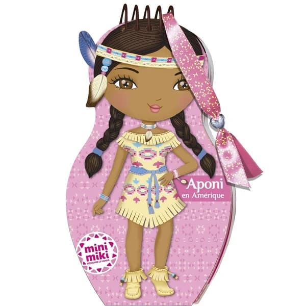 Aponi en Amérique : MiniMiki découvre le monde : [Album de jeux et d'activités pour enfants]