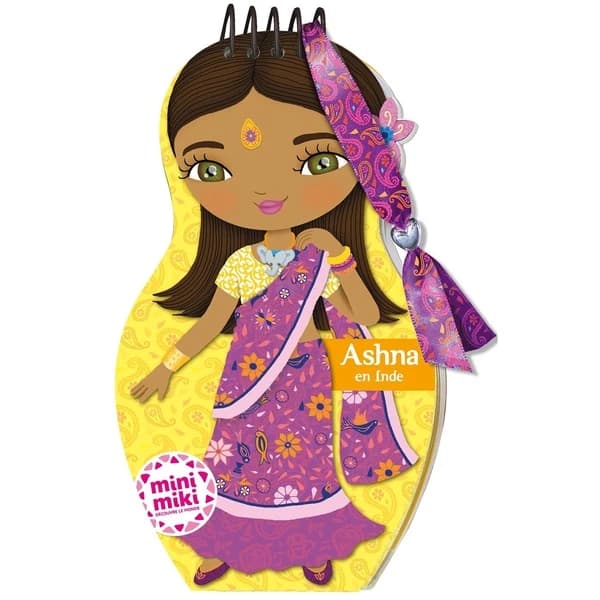Ashna en Inde : Minimiki découvre le mond : [Album de jeux et d'activités pour enfants]