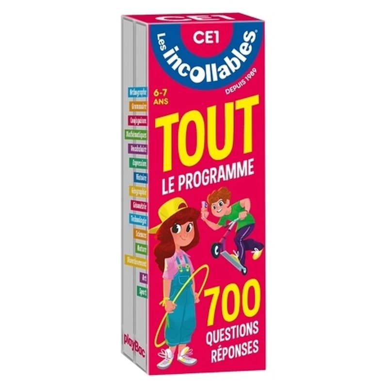 Les incollables : tout le programme du CE1 ; 7