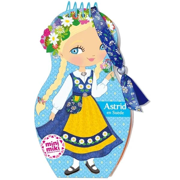 Astrid en Suède : Minimiki découvre le monde : [Album à colorier]