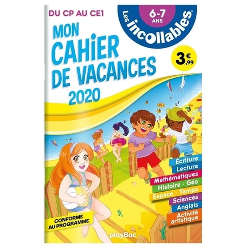 LES INCOLLABLES - CAHIER DE VACANCES 2020 - DU CP AU CE1