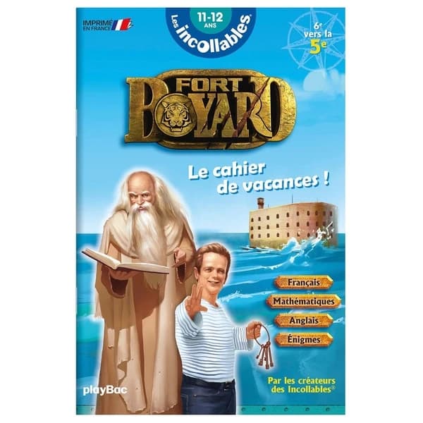 Les incollables : Fort Boyard ; le cahier de vacances ! de la 6e à la 5e (édition 2021)