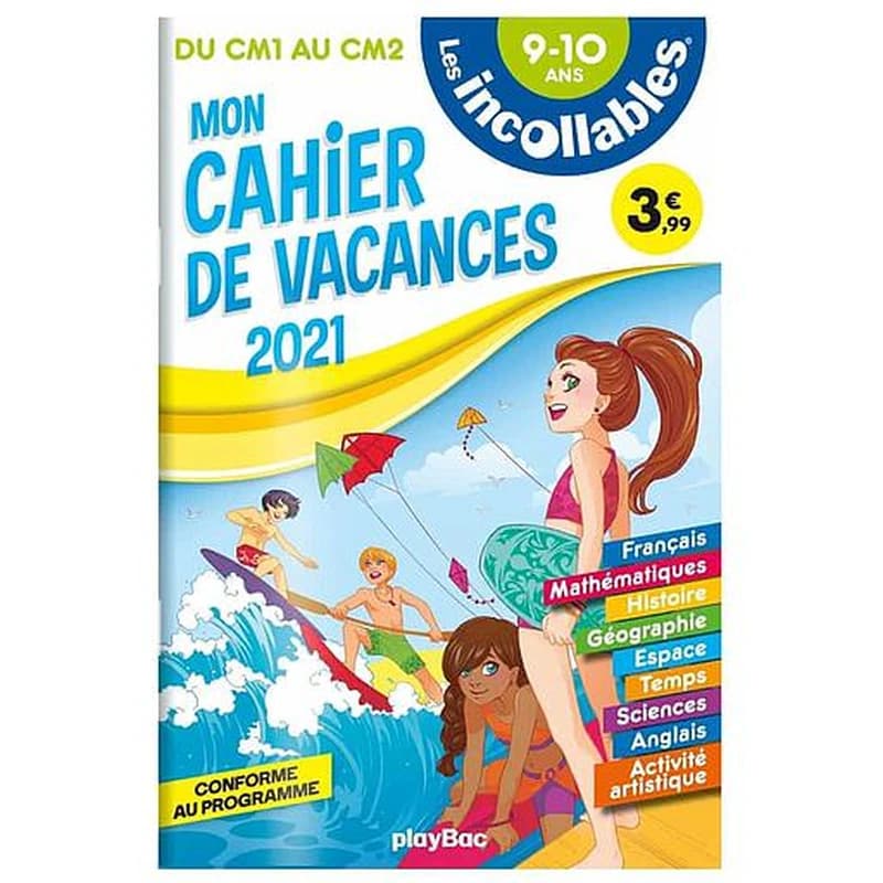 Les incollables ; mon cahier de vacances ; du CM1 au CM2 (édition 2021)