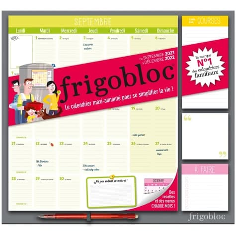 Frigobloc mensuel Edition 2021-2022